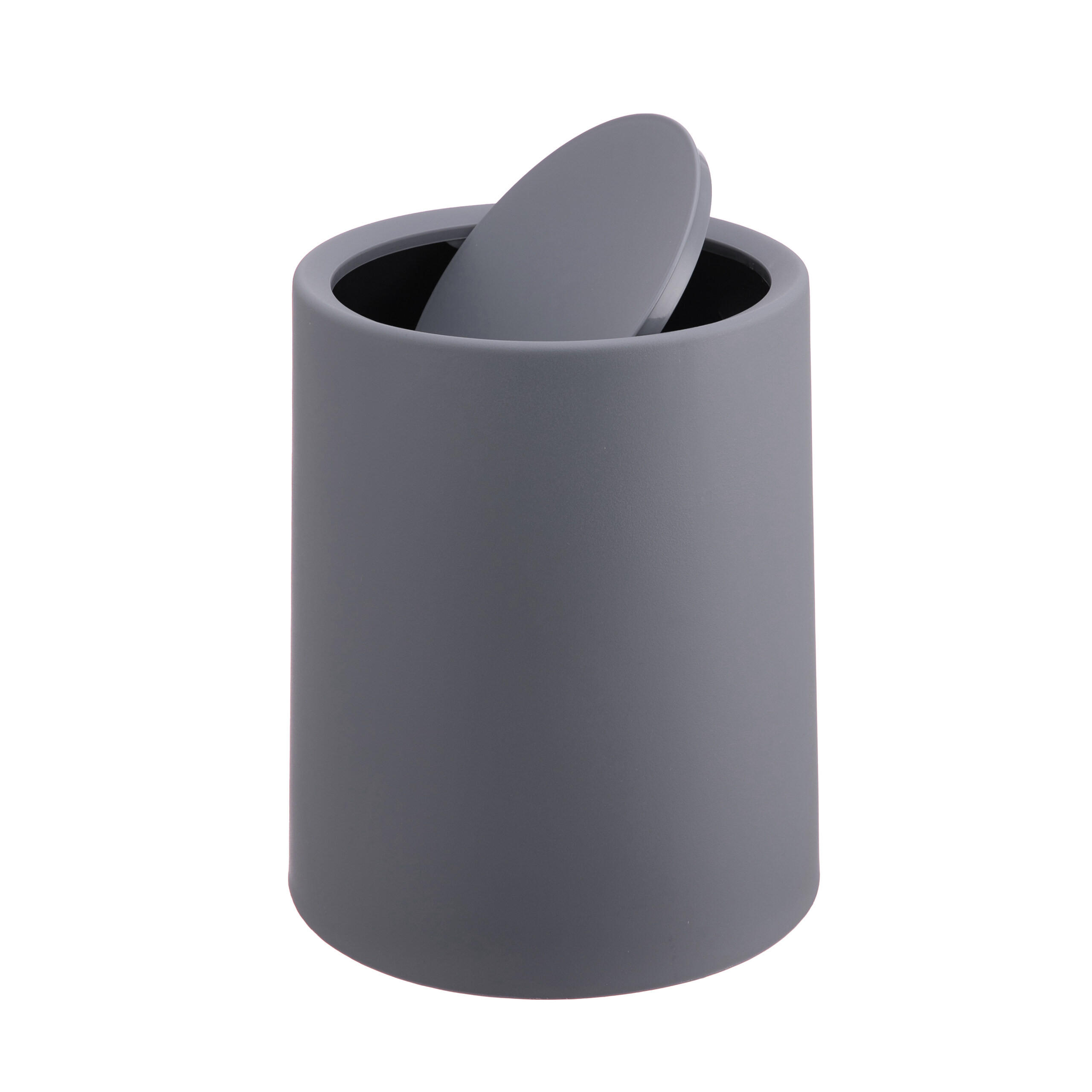 KOSMETIKEIMER - Anthrazit, Kunststoff (20/26/20cm) - Relaxdays