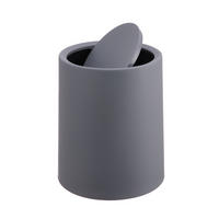 KOSMETIKEIMER - Anthrazit, Kunststoff (20/26/20cm) - Relaxdays