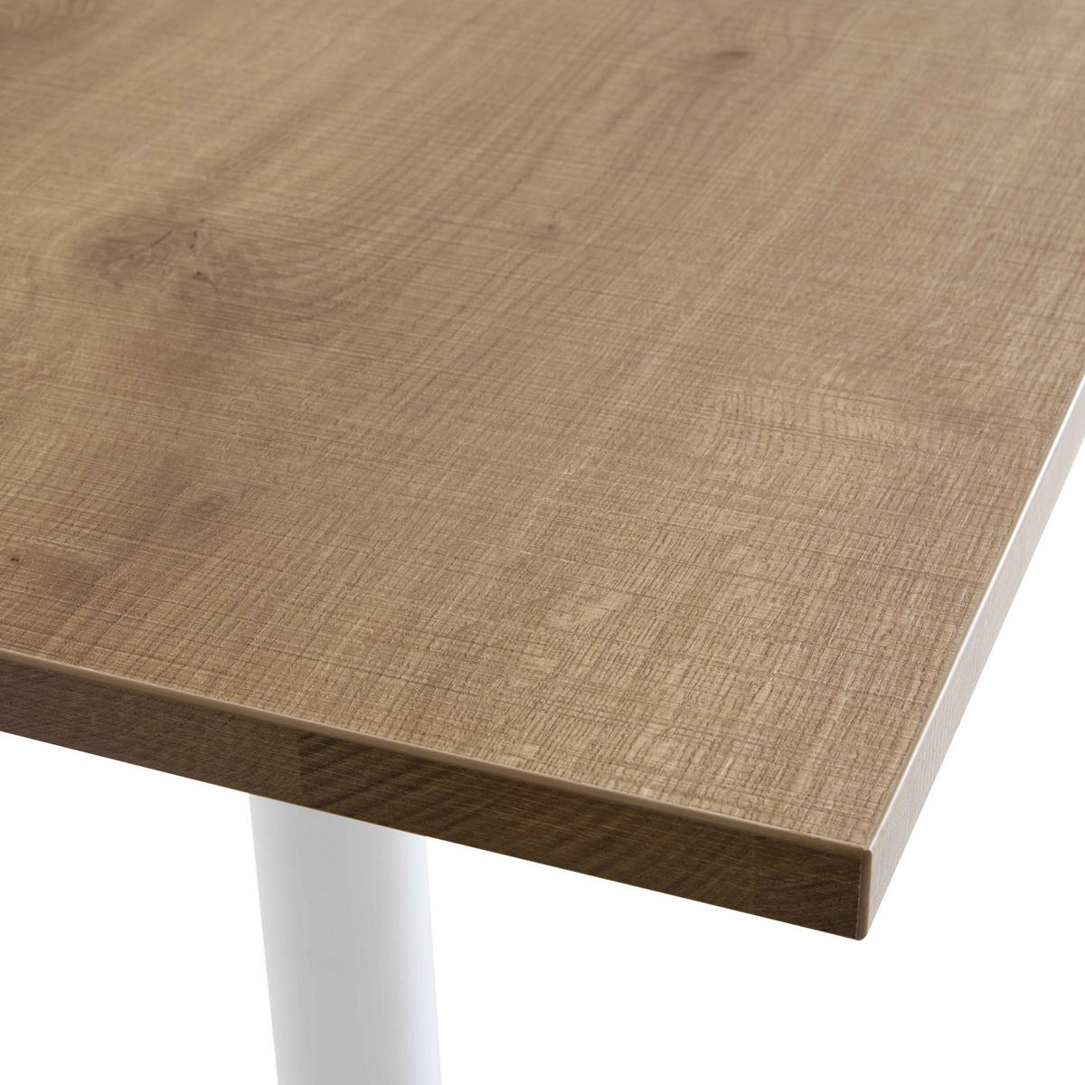 TISCHPLATTE quadratischer 60 cm, Hellholz - Hellbraun/Eichefarben, Holz/Holzwerkstoff (60/2/60cm) - Oviala