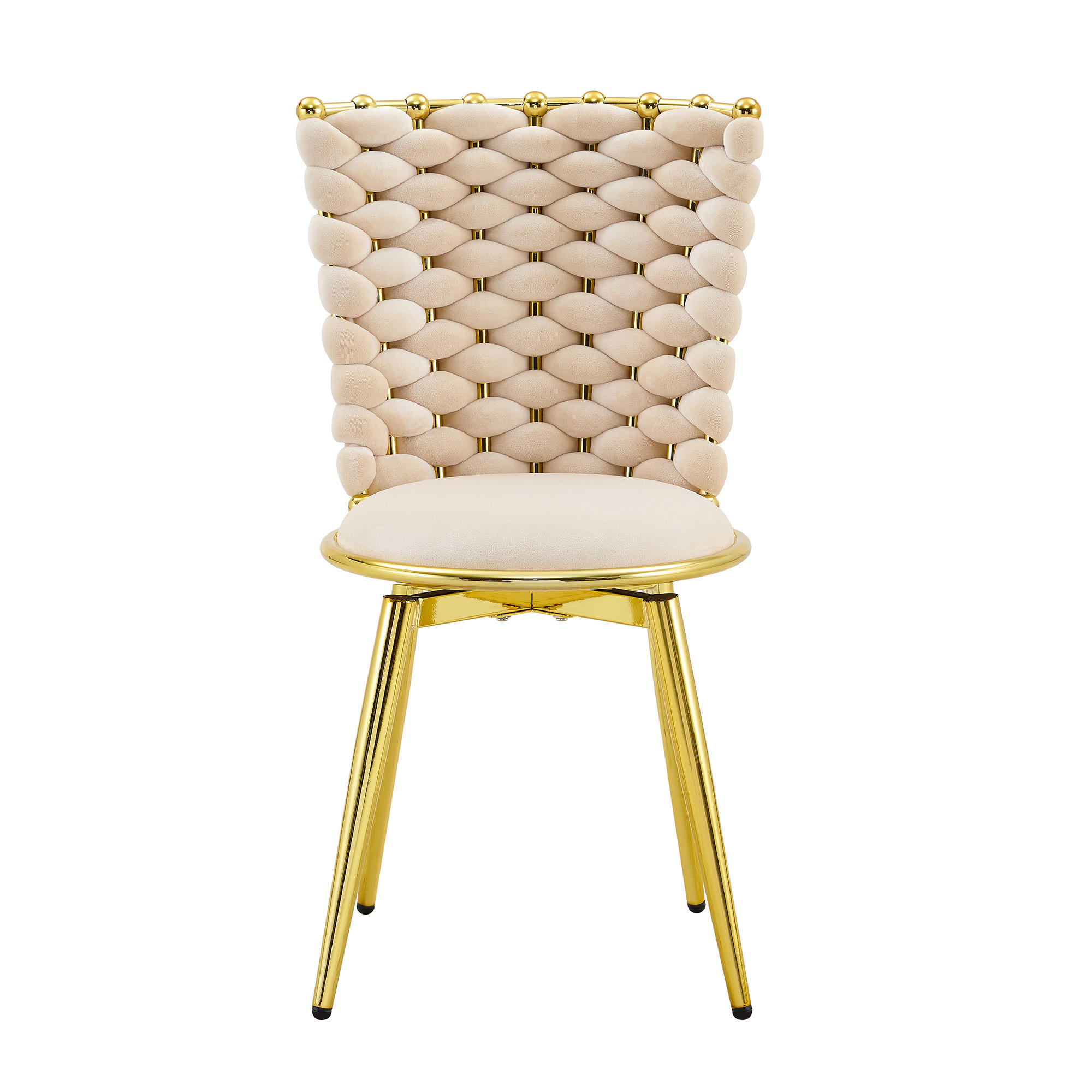 XXXLutz Esszimmerstuhl Beige 38x86.3x39.8 cm