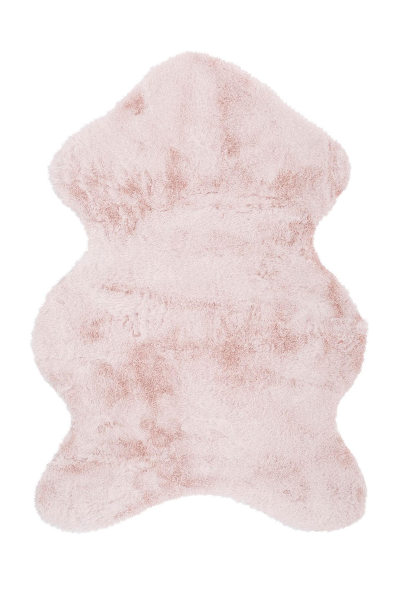 KUNSTFELLTEPPICH Giorgia 60x80 cm - Rosa, Textil (60/80cm) - Gino Falcone