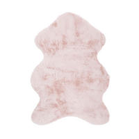 KUNSTFELLTEPPICH Giorgia 60x80 cm - Rosa, Textil (60/80cm) - Gino Falcone
