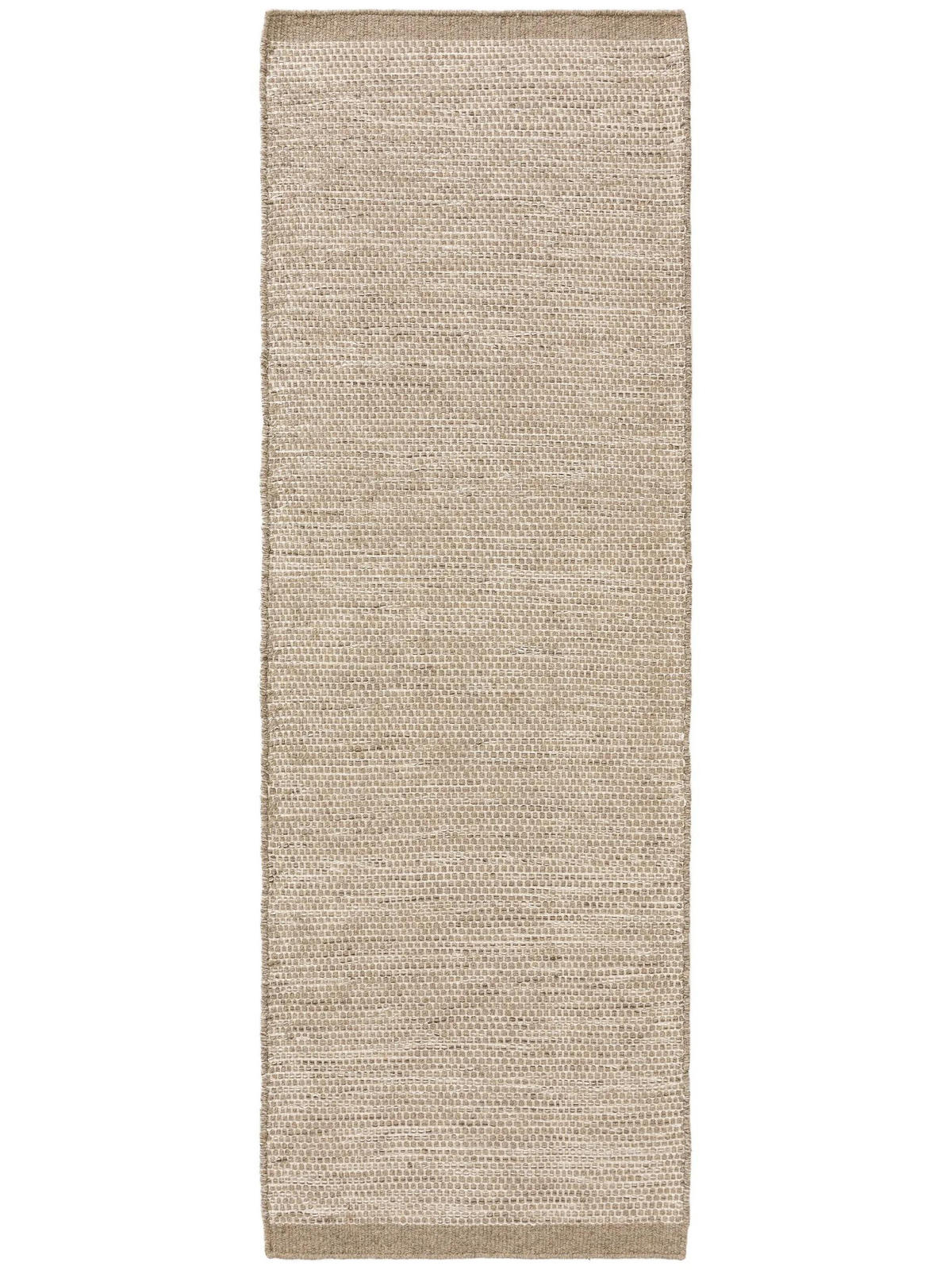 VLNĚNÝ koberec Rocco Taupe 80x250 cm - šedohnědá, textil/přírodní materiály (80/250cm) - benuta Pure