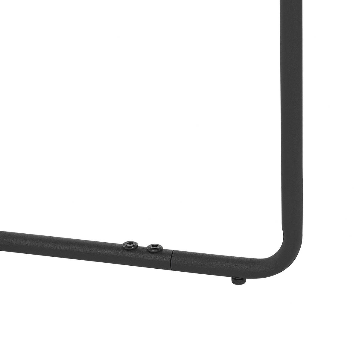BEISTELLTISCH grau/schwarz 50 cm MELODY Melody - Schwarz/Grau, Holzwerkstoff (50/50/50cm) - Beliani