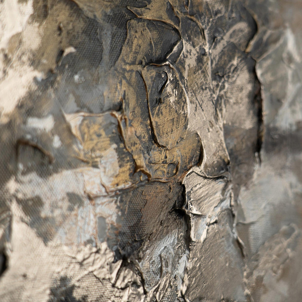 GEMÄLDE Lyrischer Baum Schattenfugenrahmen Beige 60x40 cm - Beige, Holz (60/40cm) - YS-art gallery