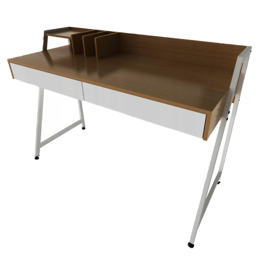 SCHREIBTISCH, braun 100/40/75 cm - Braun, Holzwerkstoff (100/40/75cm) - Rebiko