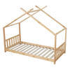KINDERBETT Gaspard Holz 190/90 cm - Braun, Holz - Happy Garden