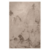 KUNSTFELL-TEPPICH Dave Taupe 120x170 cm - Taupe, Textil (120/170cm) - benuta Nest