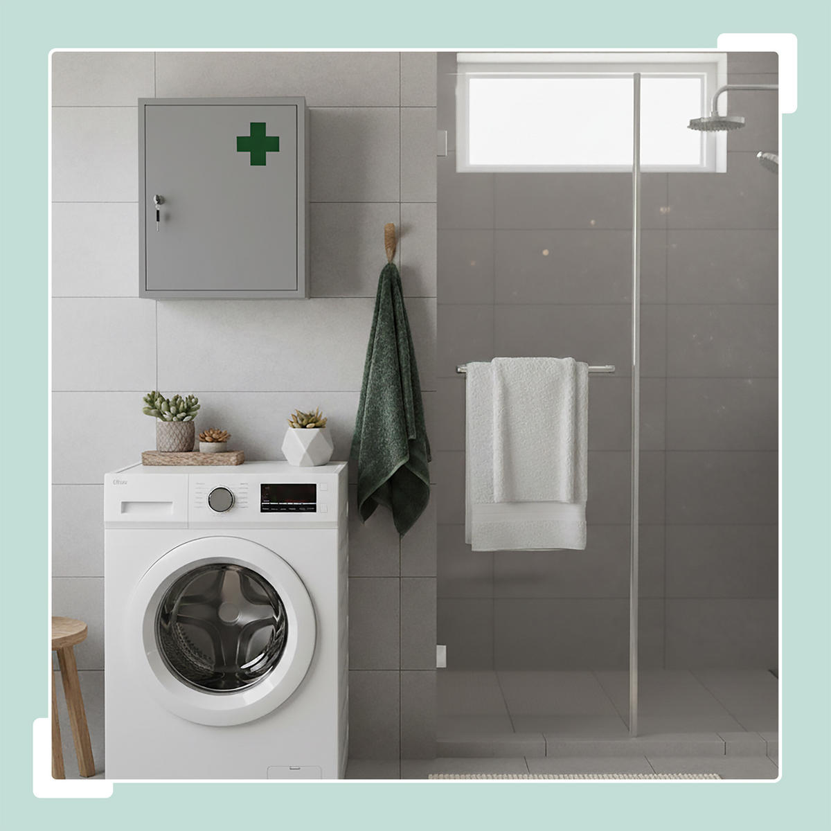 LÉKÁRNA - bílá, kov (35.5/43/8cm) - Relaxdays