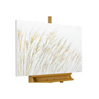ACRYLBILD HANDGEMALT 100/75 cm - Beige, Holz/Textil (100/75cm) - KUNSTLOFT