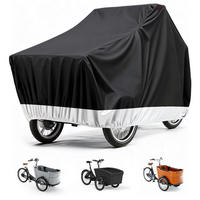LASTENRAD Abdeckung 420D Oxford 225 x 105 x 110 cm - Schwarz, Textil (105/110/225cm)