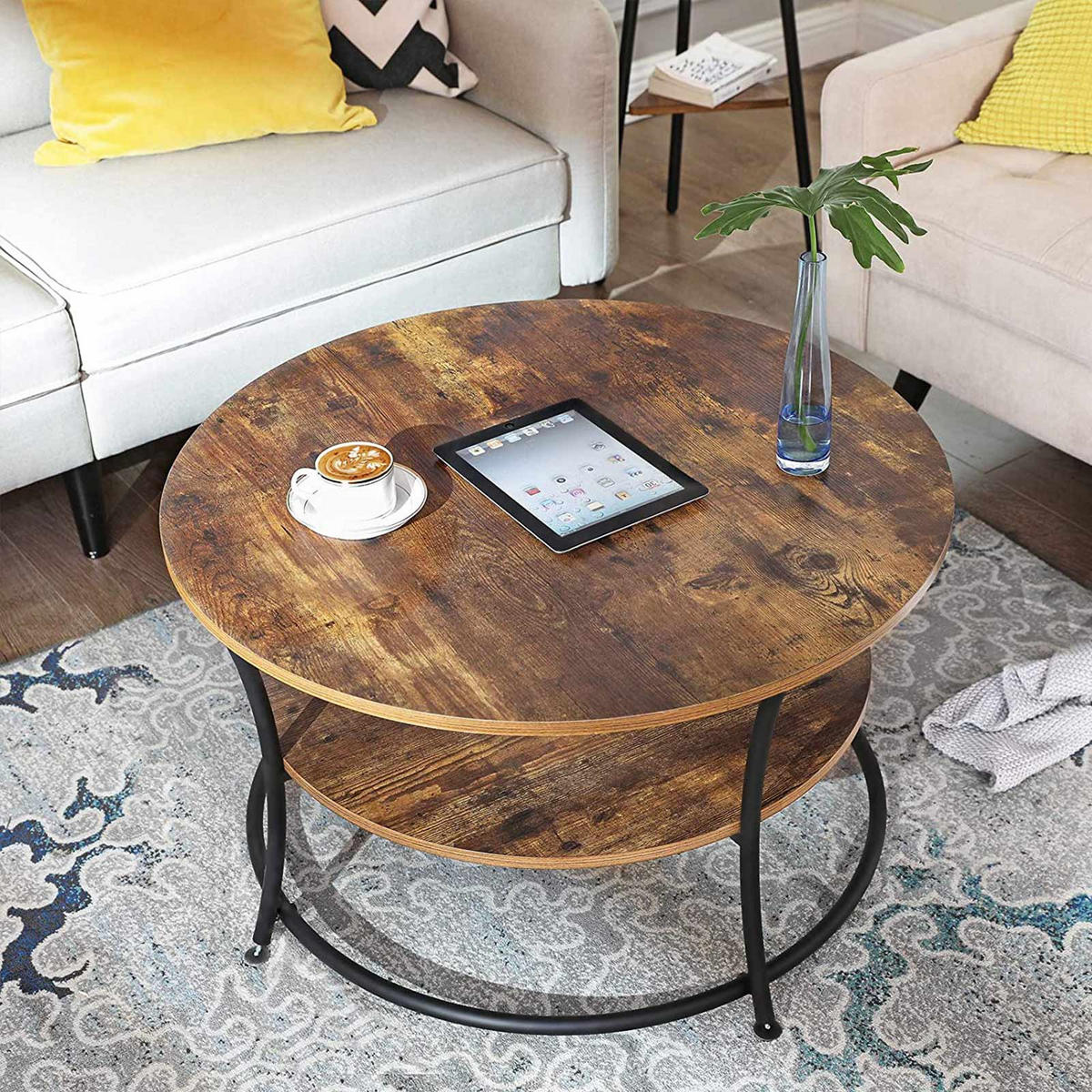 COUCHTISCH - Braun, Holzwerkstoff (80/80/45cm) - Hansiro