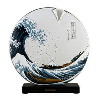 VASE Katsushika Hokusai - Die große Welle, Porzellan, Bunt, 33.5 cm - Multicolor, Keramik (33.5cm) - Goebel
