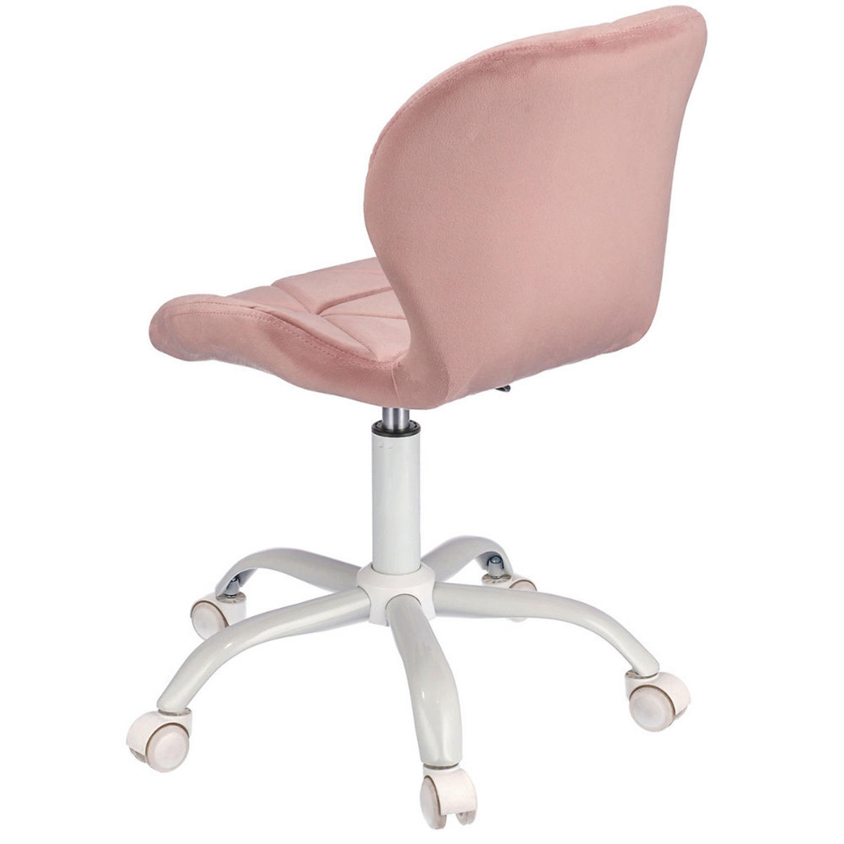 DREHSTUHL ENDO - rosa - Pink/Weiß, Kunststoff/Metall (46/85/52cm) - JuMi