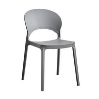 STAPELSTUHL Quito 47x58x78 cm, Kunststoff, Anthrazit - Anthrazit, Kunststoff (47/78/58cm) - dasmöbelwerk