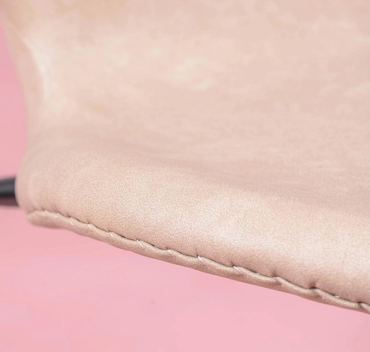 STUHL Textil Beige - Beige, Textil (49/79/48cm) - Nest Dream