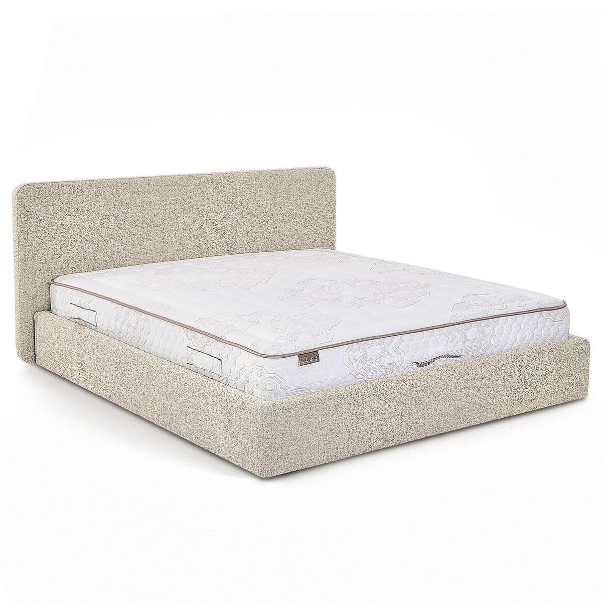 POLSTERBETT - Beige, Textil (140/200cm) - home24