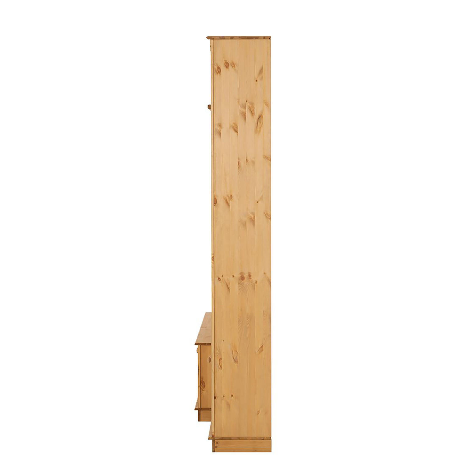 WOHNWAND - Kiefer massiv, Typ C - Kieferfarben, Holz (288/223/45cm) - home24