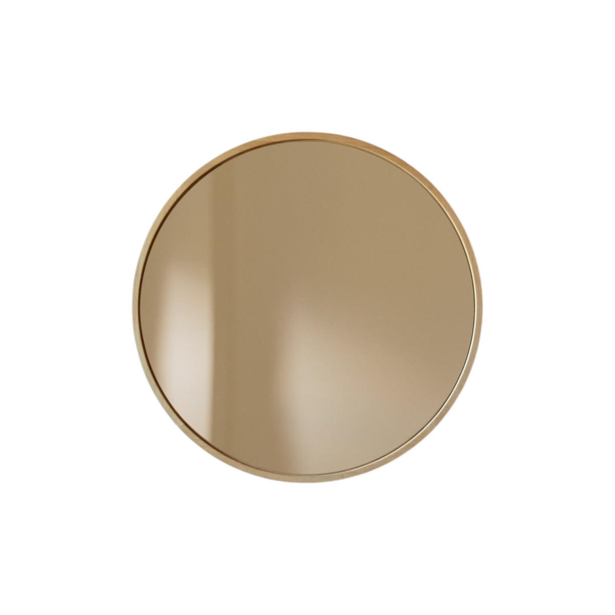 SPIEGEL Fanie Natur aus Eiche - Naturfarben, Holz (90/90/4cm) - Tikamoon