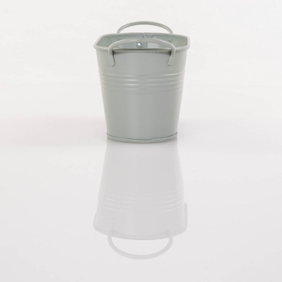 BLUMENTOPF Lingo 20/8,5/9,5 cm - Hellgrün, Metall (20/9cm)