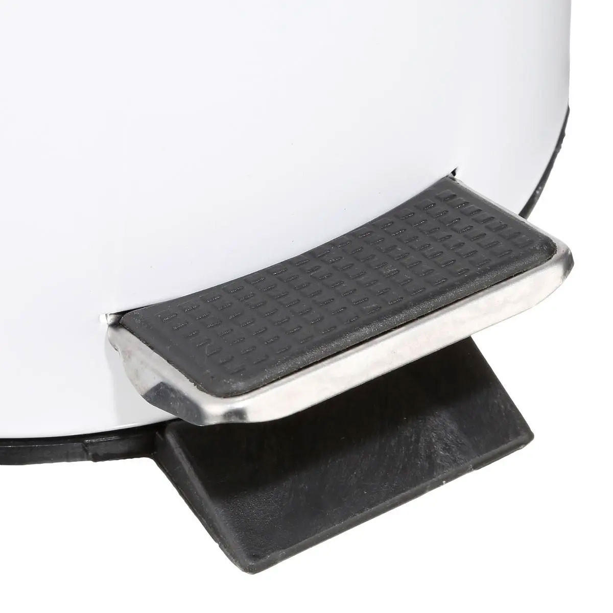 KOSMETIKEIMER Mülleimer 3 l 17/17/24 cm - Weiß, Metall (17/24/17cm) - 5five Simply Smart