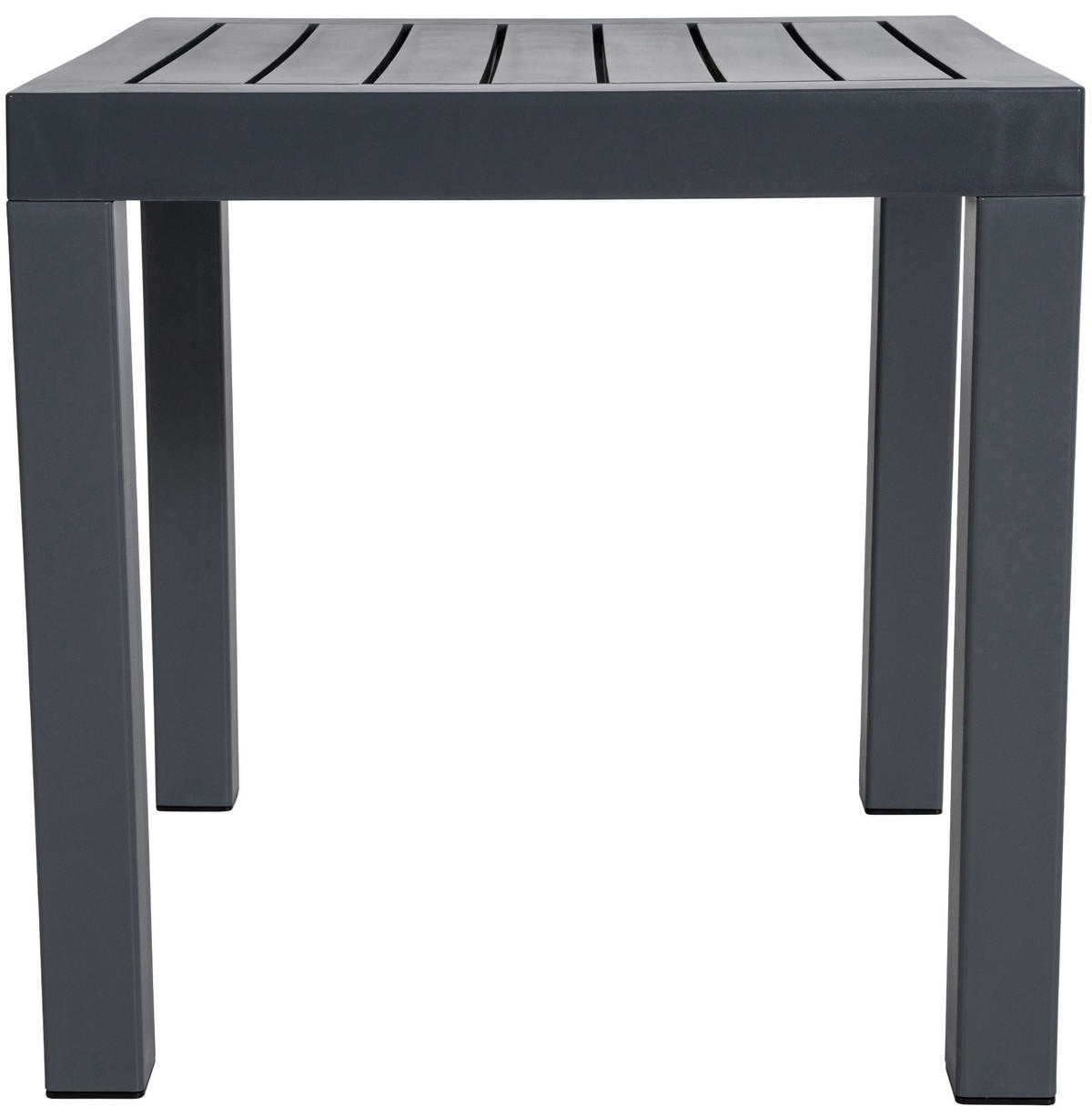 BEISTELLTISCH eckig 45/45/45 cm Kunststoff dunkelgrau - Dunkelgrau, Kunststoff (45/45/45cm) - CLP