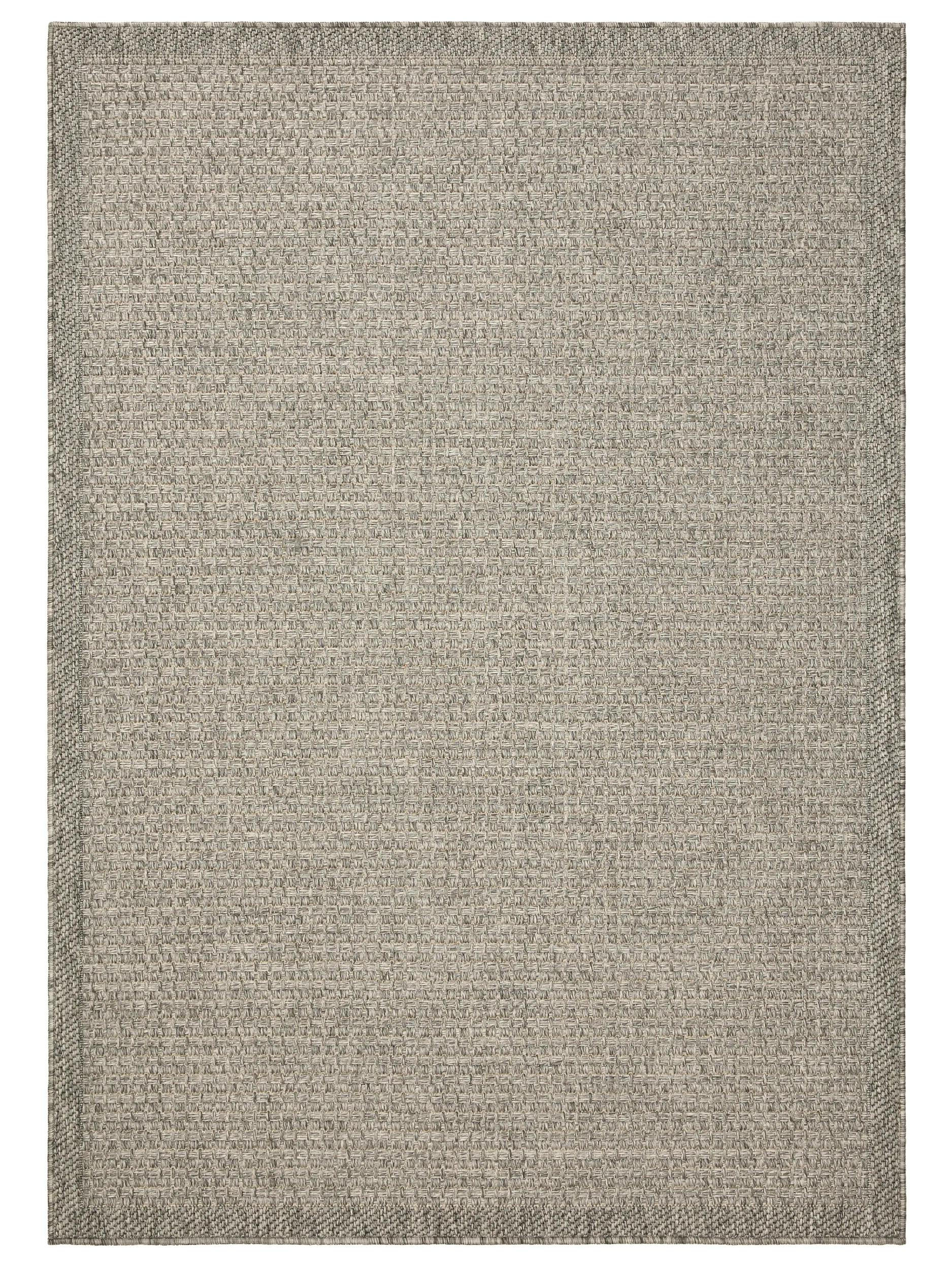 OUTDOORTEPPICH Iowa Dunkelgrau 160/230 cm - Dunkelgrau, Kunststoff/Textil (160/230cm) - benuta