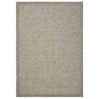 OUTDOORTEPPICH Iowa Dunkelgrau 160/230 cm - Dunkelgrau, Kunststoff/Textil (160/230cm) - benuta
