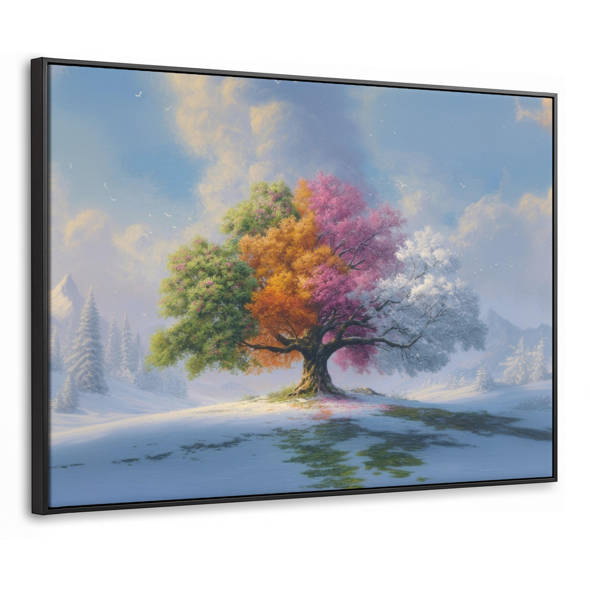 MuchoWow Leinwand Mehrfarbig 80x60 cm