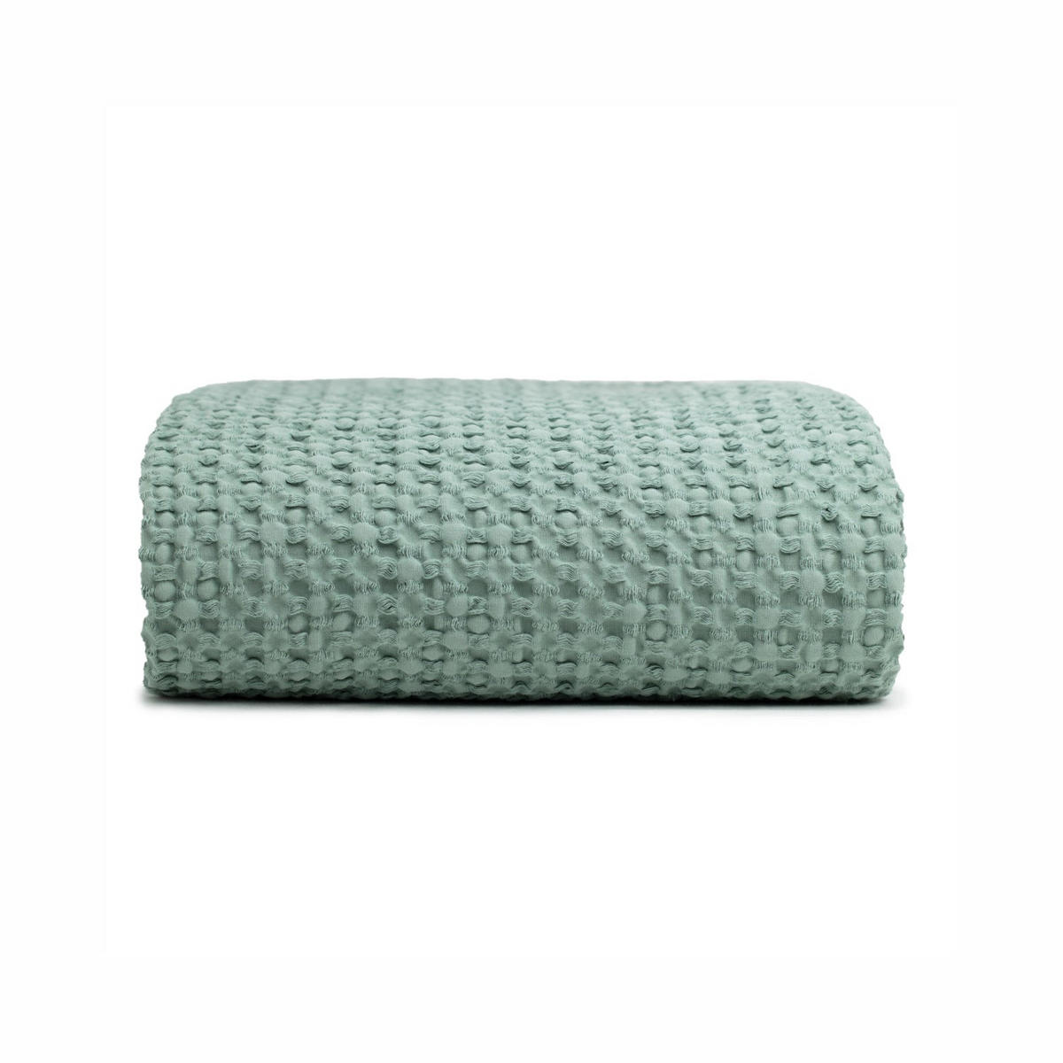 TAGESDECKE Bloom, 260x240cm, Baumwolle, Grün - Grün, Textil (260/240cm) - SOWL