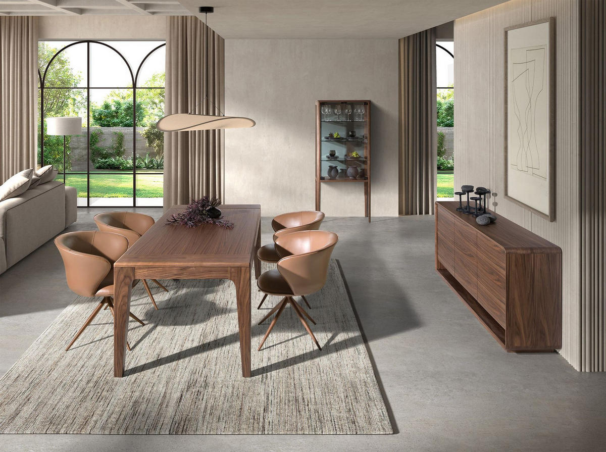 SIDEBOARD Anrichte Nussbaum 180/40/78 cm - Walnussfarben, Holz/Holzwerkstoff (180/78/40cm) - ANGEL CERDA