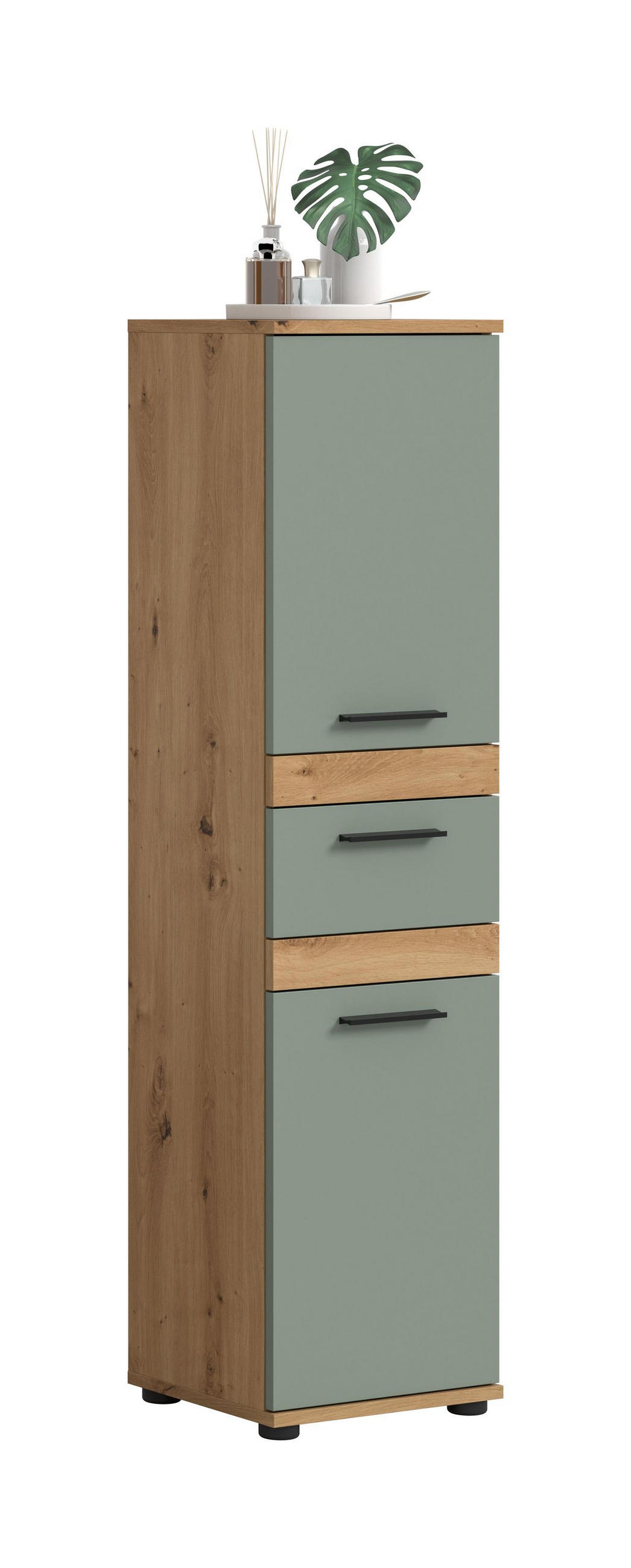 Homes & Jones Standschrank Eiche Artisan 35x137x31 cm