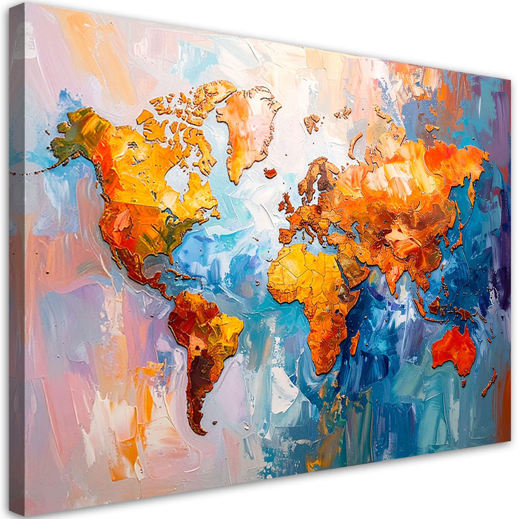 Feeby Leinwandbild Mehrfarbig 60x40 cm