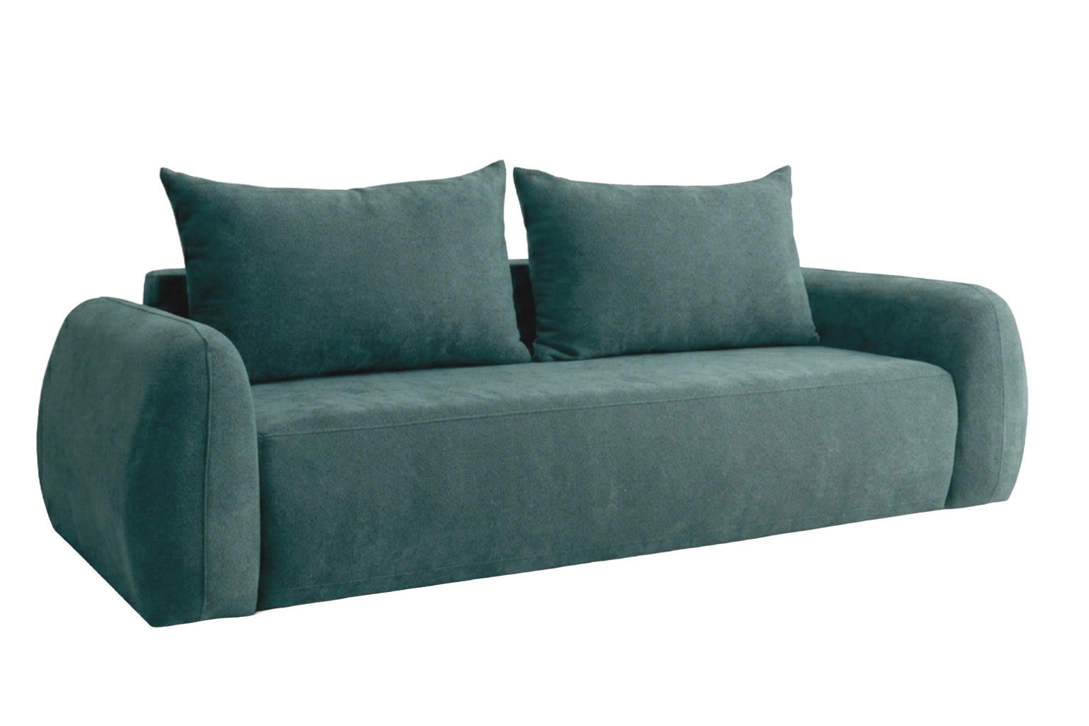 Kaiser Möbel Sofa Grün 250x89x100 cm
