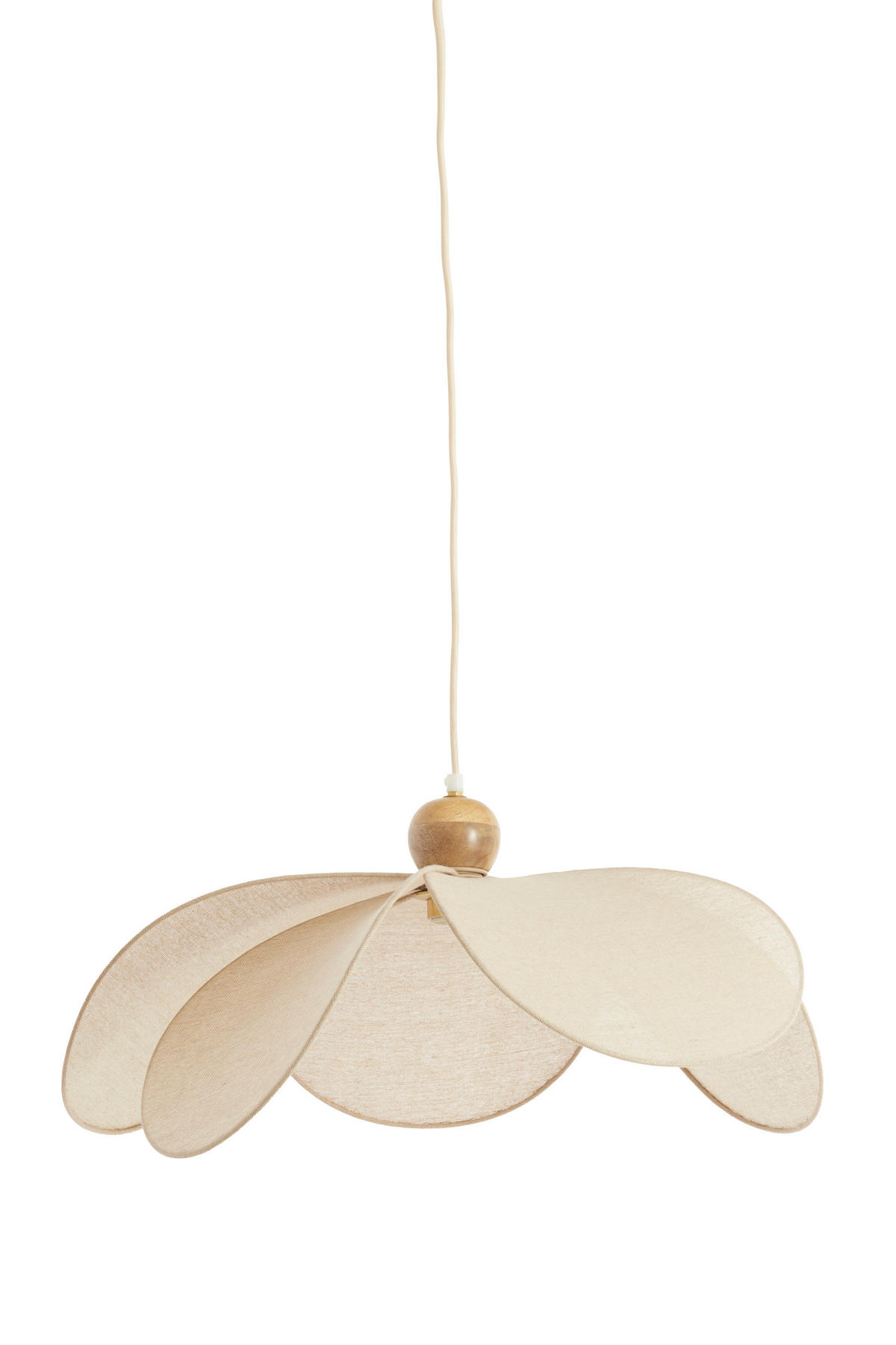 HÄNGELAMPE - Braun - 60/60/30 cm - Braun, Textil (60/60/30cm) - Light & Living