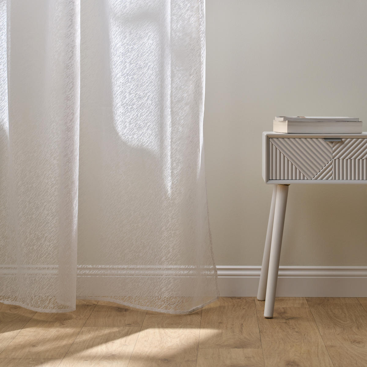 VORHANG Hianto - Weiß, Textil (140/1/250cm) - home&you