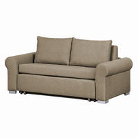 SCHLAFSOFA - Beige, Textil (205/90/90cm) - home24