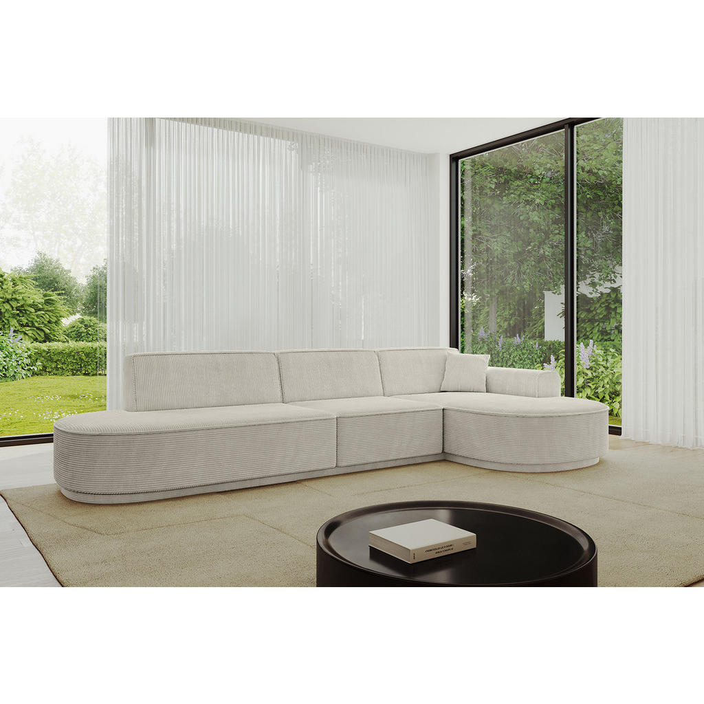 Thumbnail - Altdecor Ecksofa, Hellgrau, Textil, 4-Sitzer, 317x163 cm, Wohnzimmer, Sofas & Couches, Wohnlandschaften, Ecksofas