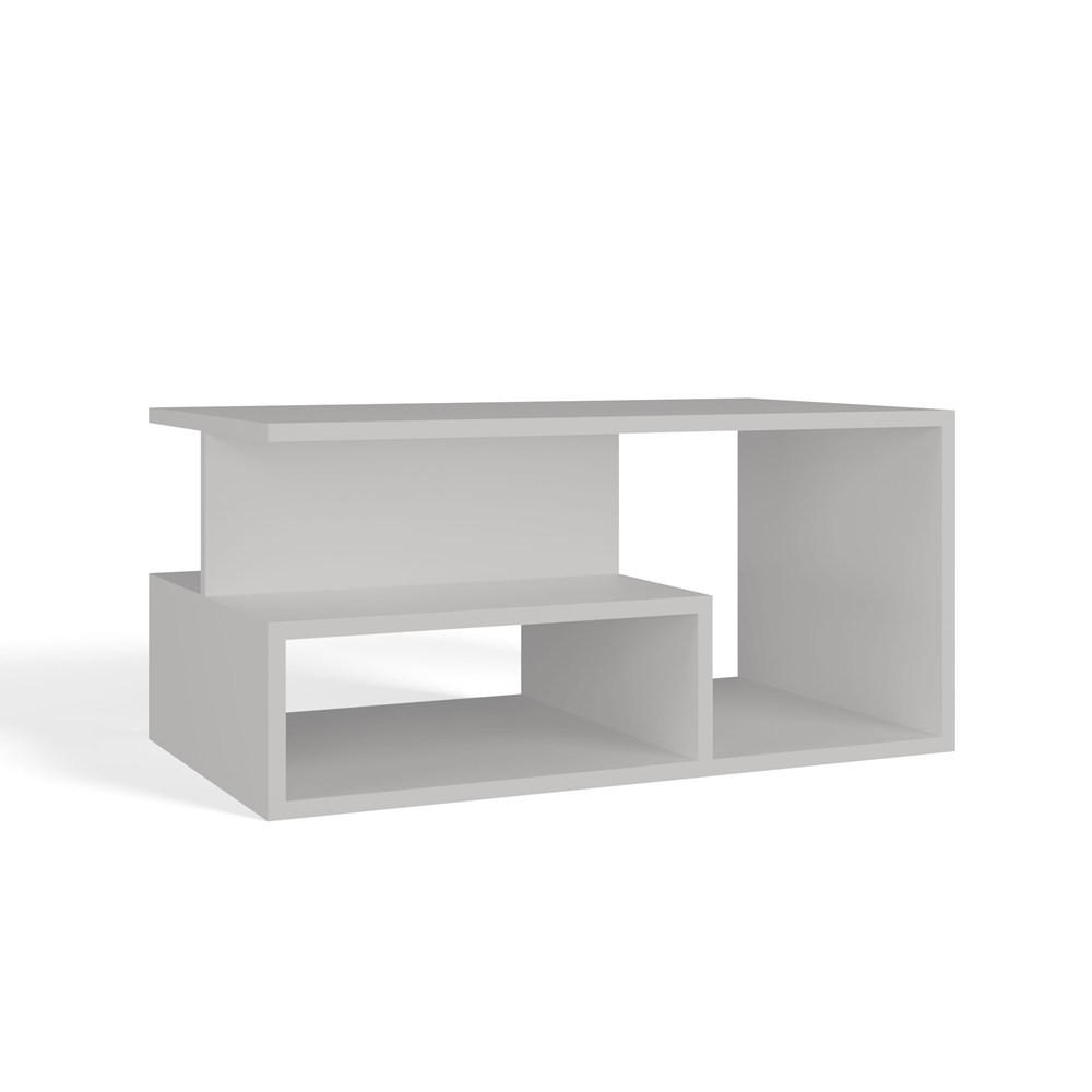 KONZOLOVÝ STOLÍK Biela 90/43/51 - biela, kompozitné drevo (51/90/43cm) - RAUMHIRSCH FURNITURE