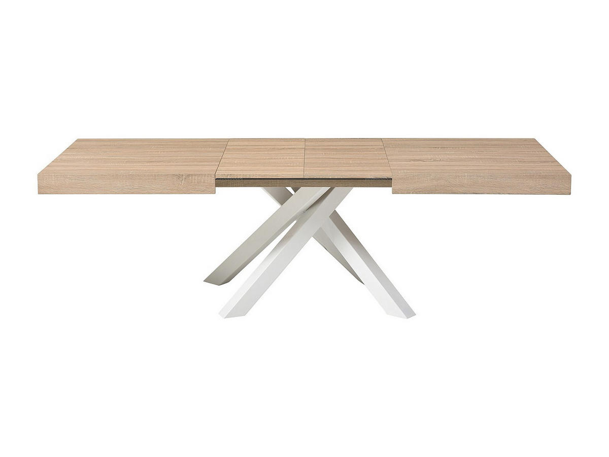 ESSTISCH - 6 Personen, 8 Personen, 10 Personen - holz - naturfarben hell Catonav - Naturfarben, Holz/Metall (90/200/75cm) - Vente-Unique