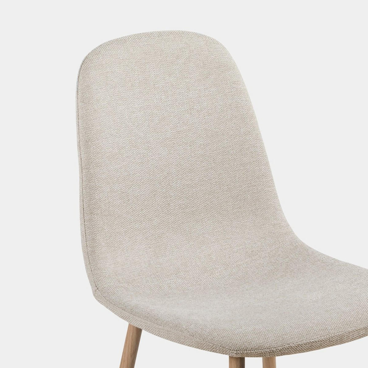 ESSZIMMERSTUHL Ellis Beige 43 cm x 87 cm 4er-Set - Beige, Textil (43/87/54cm) - Klast Home