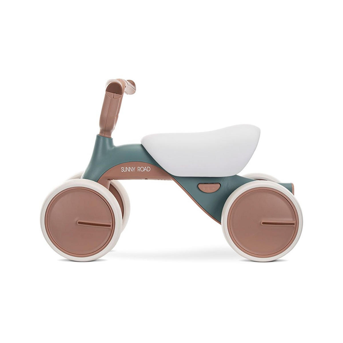 RUTSCHER Sunny Road braun Musik, Licht, EVA-Reifen, Sitz verstellbar - Beige, Metall (55/18/32cm) - Lorelli