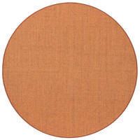 SISAL NATUR TEPPICH RUND - Braun, Textil (133/133cm) - Snapstyle