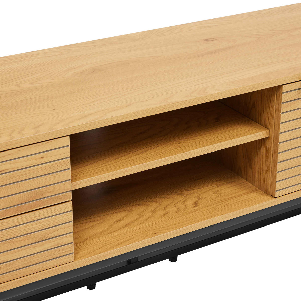 TV-MÖBEL 150 cm, Holz - Braun, Holz (40/50/150cm) - Oviala