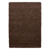 TEPPICH Hochflor Unifarben Polypropylen Wohnzimmer Shaggy Braun Rechteckig 160x230 - Braun, Textil (160/230cm) - KADIMA DESIGN