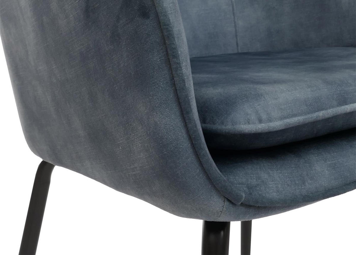 ESSZIMMERSTUHL Blau - Blau, Textil (57/79/53cm) - MCW