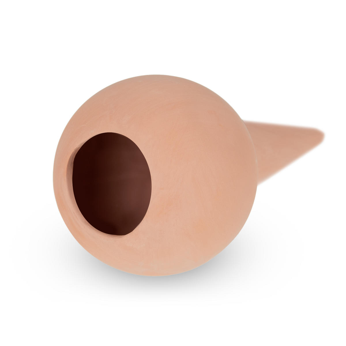 4XTONKEGEL - Hellbraun, Keramik (9/18/9cm) - Relaxdays