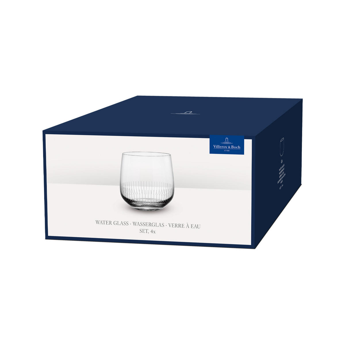 WASSERGLÄSER Afina transparent 200 ml 4er Set - Transparent, Glas (0.2L) - Villeroy & Boch
