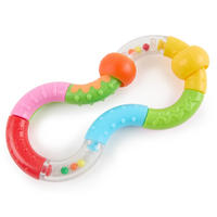 RASSEL Greifling - ab Geburt - Multicolor, Kunststoff (3/8cm) - Bieco Spielwaren