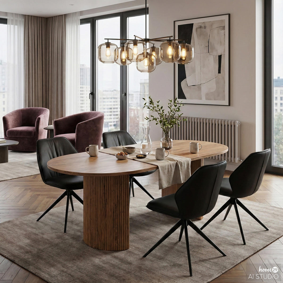 MASSIVER ESSTISCH - Akazie massiv - Braun/Akaziefarben, Akazienholz/Holz (100/200/76cm) - home24